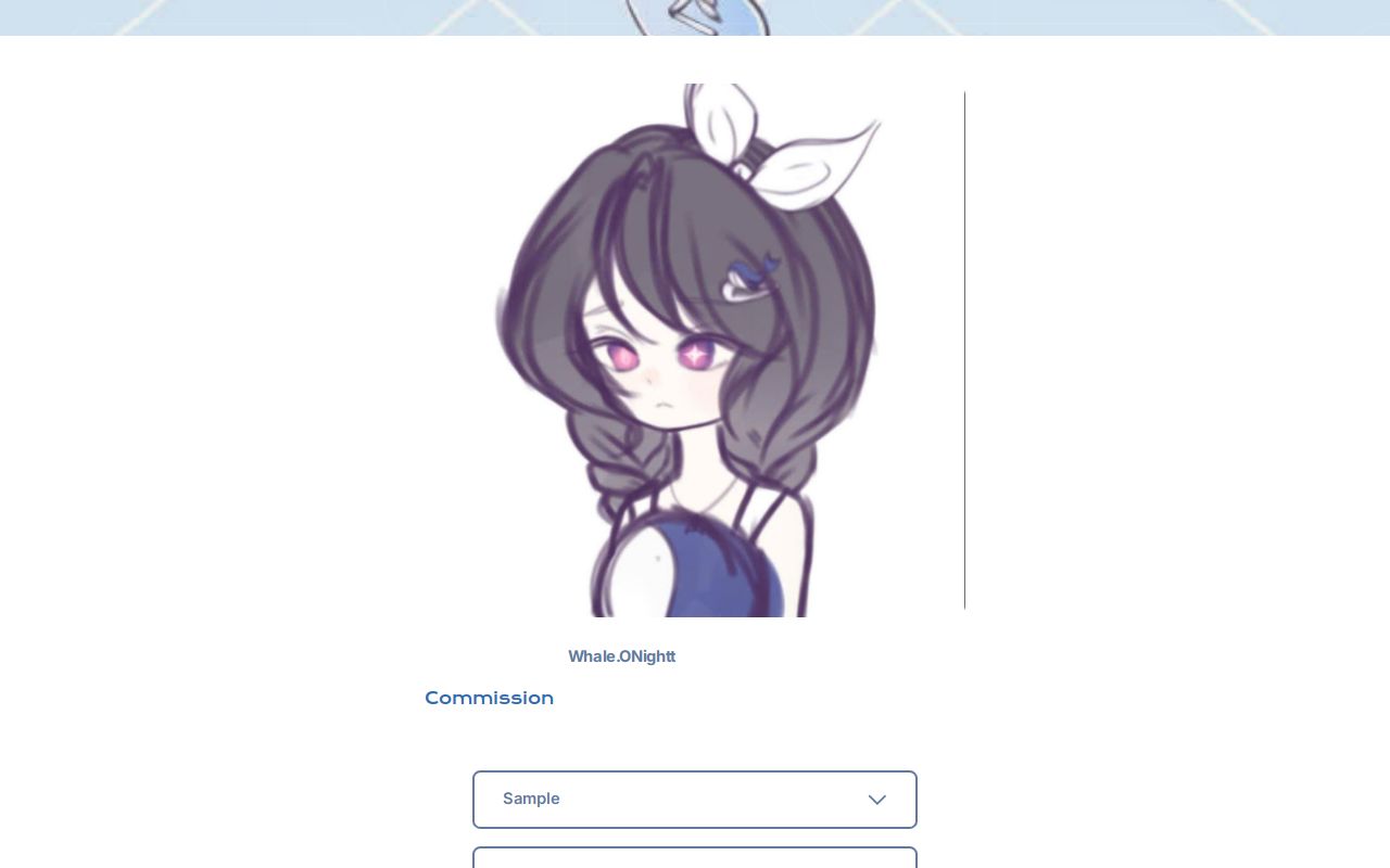 Carrd profile picture for @whale